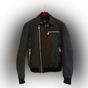 Versace Black Bomber Jacket